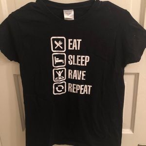 S Eat - Sleep - Rave - Repeat T-Shirt